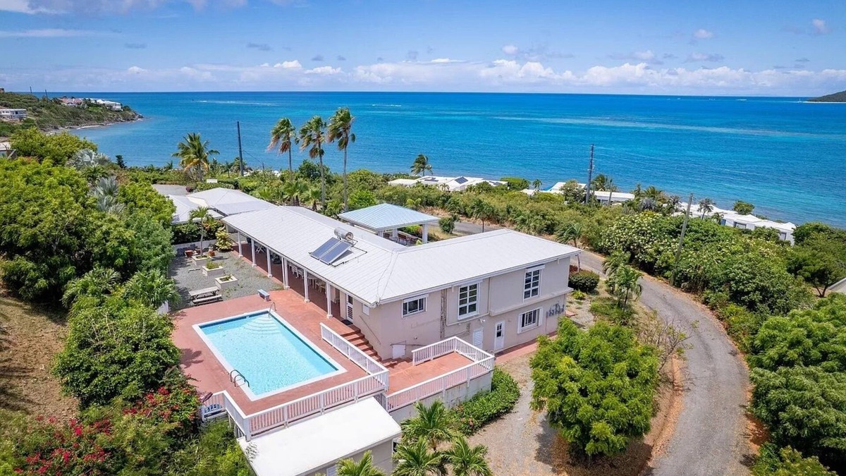 Cotton Valley Villa | Casa De Las Palmeras - sweeping views of the Caribbean Sea!