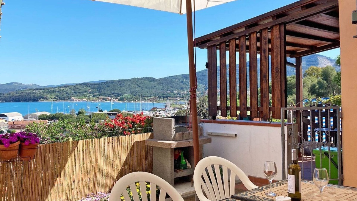 Portoferraio Apartment | Casa Il Cactus - Two-room apartment with large terrace overlooking the sea