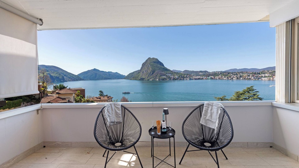 Lugano Apartment | Casa Serenella Splendid Lake view, Lugano, Switzerland