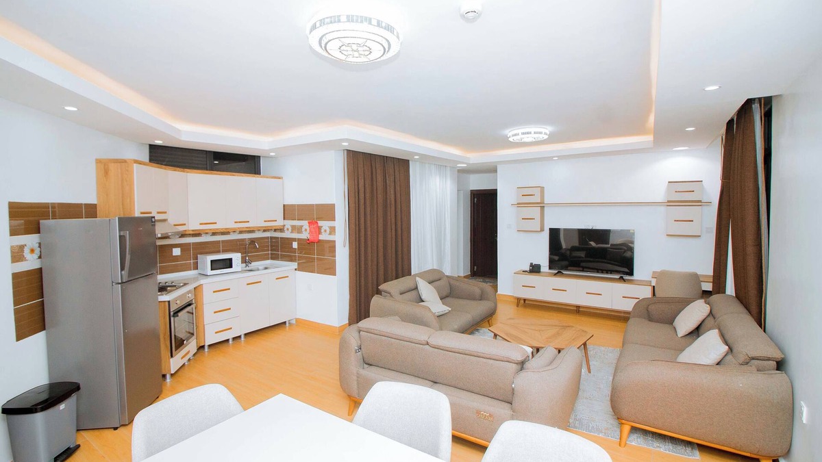 Remera Apartment | Cascadia: Your gateway to Kigali's top spots, dining, and business hubs.