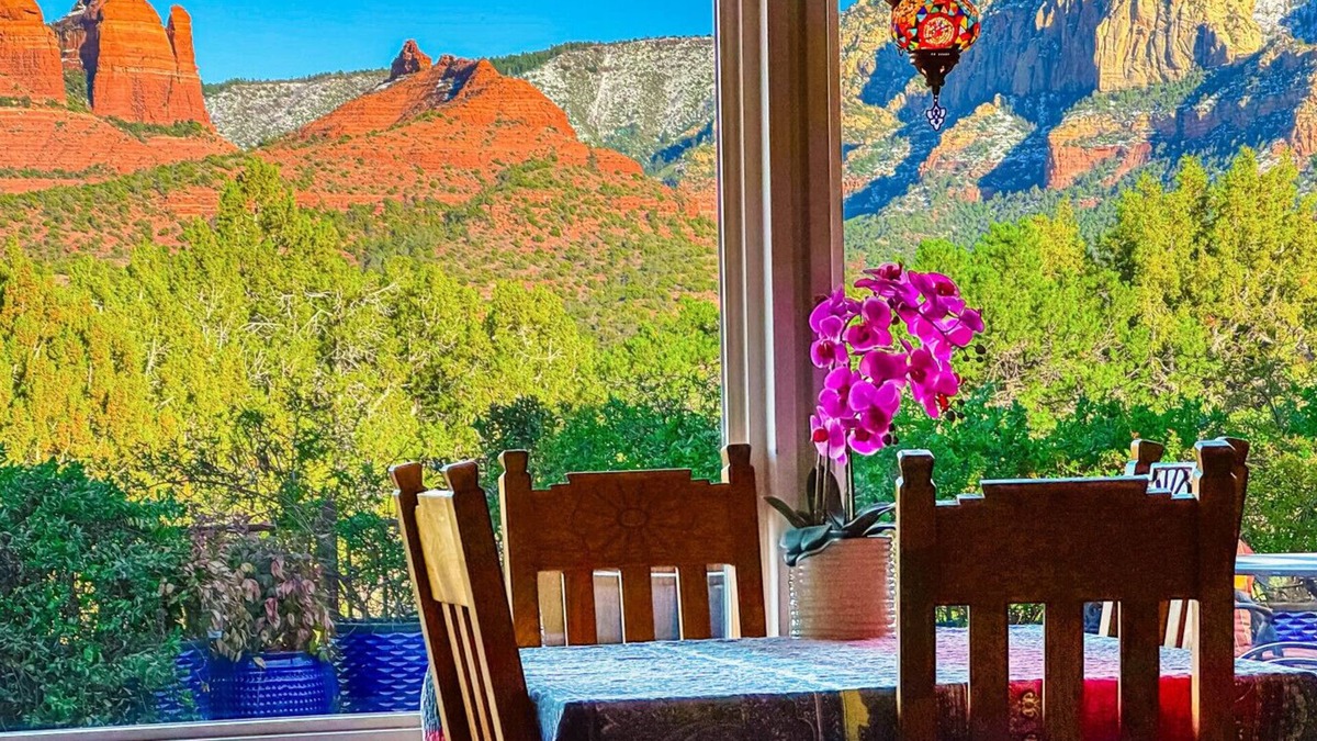 Uptown Sedona Condo | Casita · Actual Views~ALL photos taken ON property!