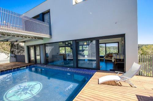 Costa Cunit Villa | Catalunya Casas Modern Hilltop Haven with private pool 7km to beach
