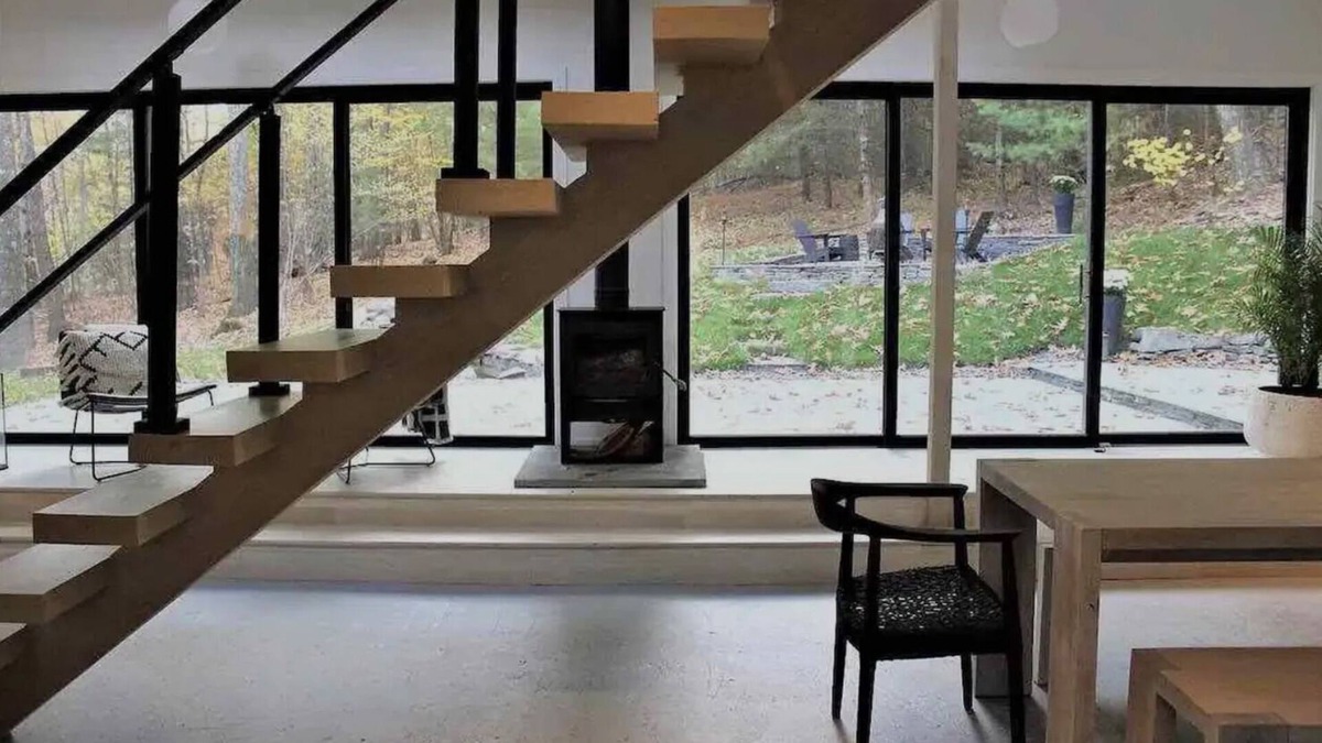Accord Cabin | Catskills art studio turned modern loft in Accord