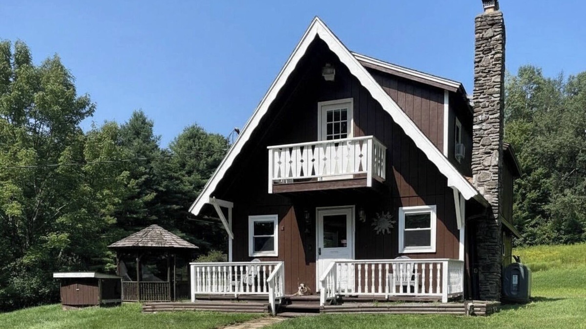 Livingston Manor House | Catskills Chalet - 5 acres Full Kitchen Fire Pit Office Pets OK BBQ WiFi