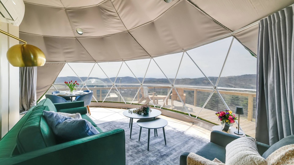 Franklin Apartment | Catskills Glamping at ‘The Deer Dome’ in Franklin!