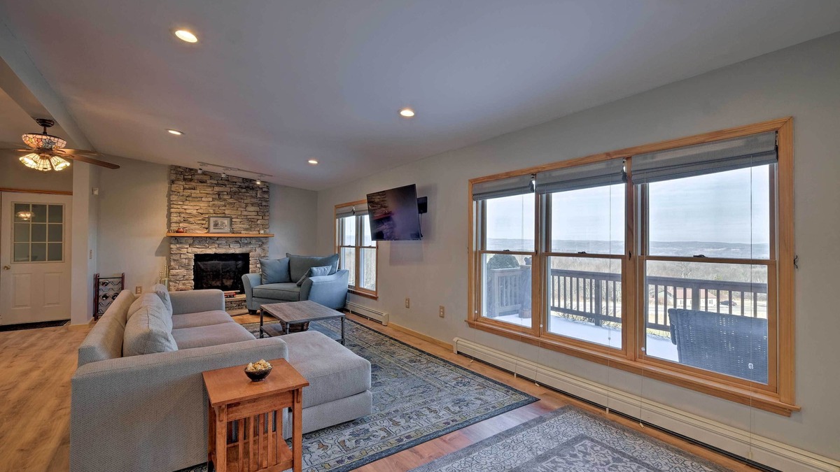 Cornwallville House | Catskills Mtn Retreat w/Panoramic View & Fire Pit