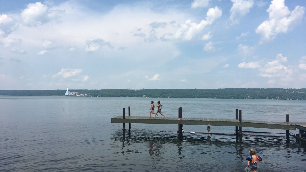 Trumansburg House | Cayuga Lake waterfront property sleeps 85+ on 4 acres!