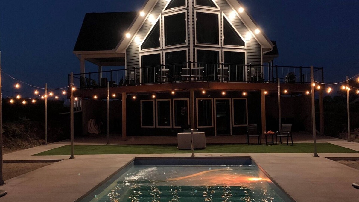 Bradford House | Cedar Lake Property on the water with in-ground pool.