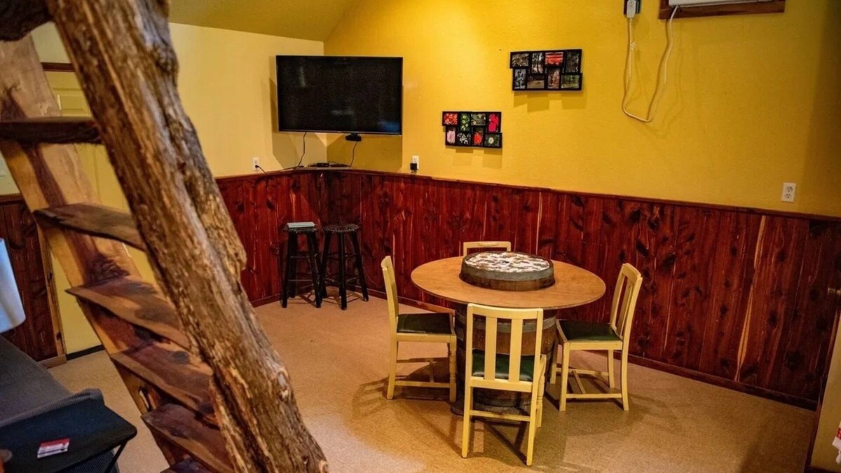 Lindale Cabin | Cedar Loft - This Rustic Retreat Is Just A Short Drive From Fishing And Shopping by RedAwning