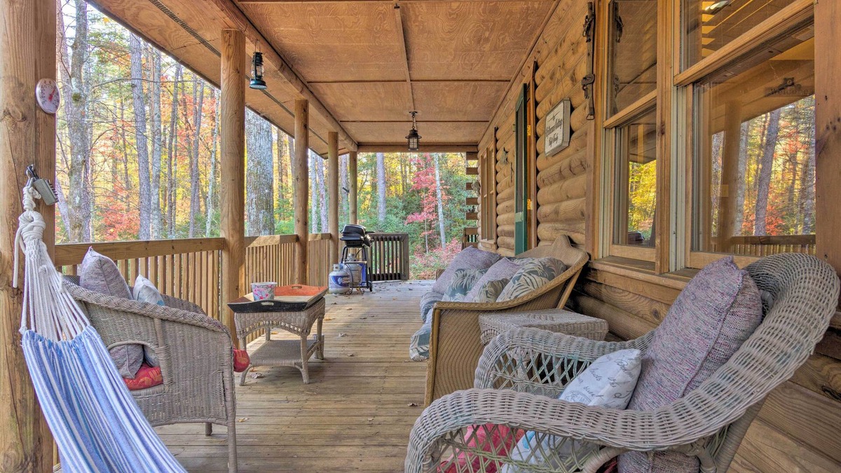 Cedar Mountain Cabin | Cedar Mountain Log Cabin: 4 Mi DuPont State Forest