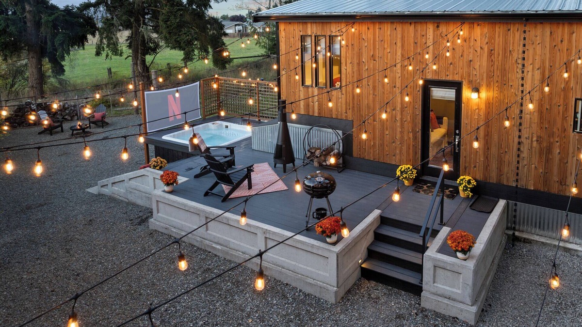 River Road Cabin | Cedar & Sage Hideaway with Hot Tub, Cinema & Fire Pit