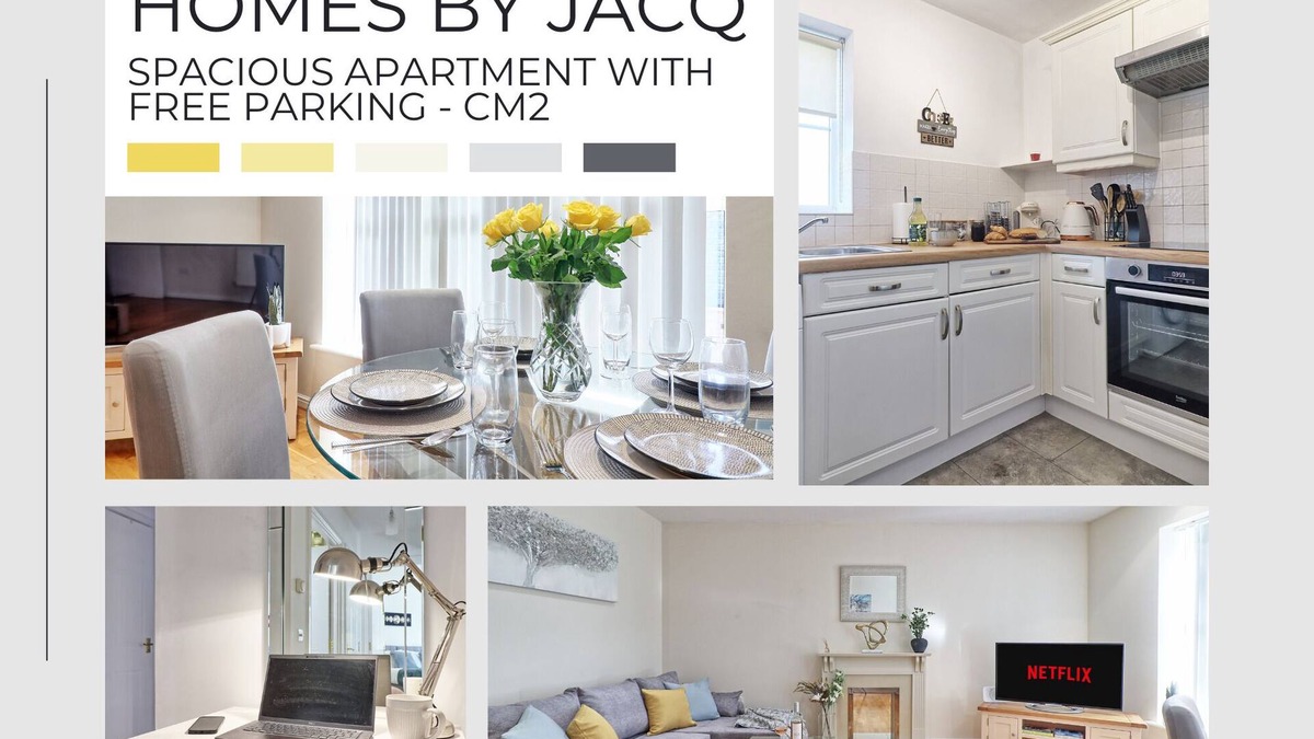Great Baddow Apartment | Central Chelmsford/A12/Sleeps 7/Free Parking/Ensuite