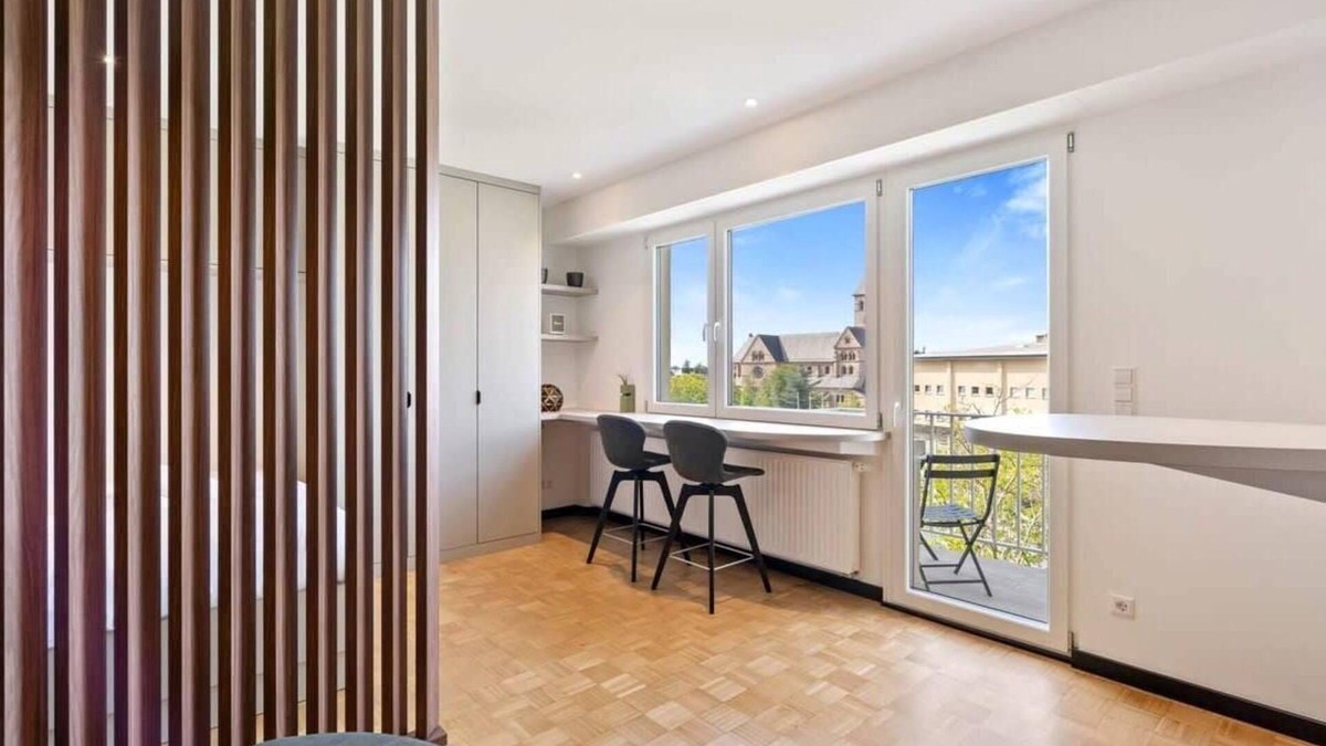 Limpertsberg Apartment | Central Chic Studio w/WiFi & Kitchen