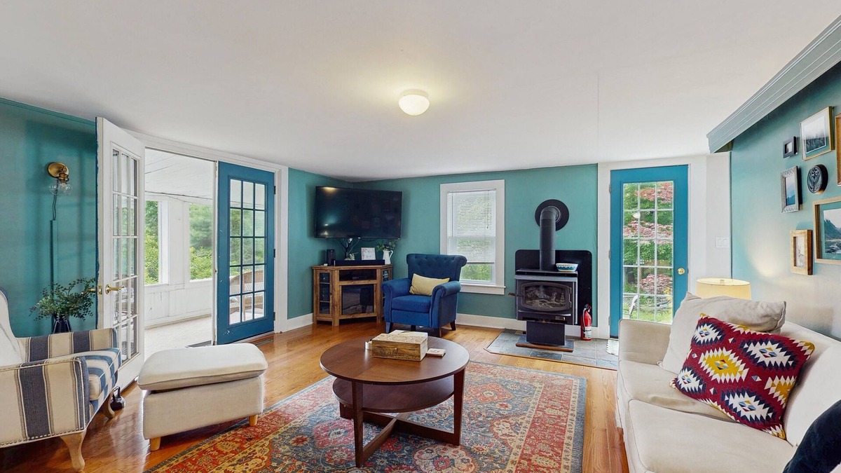 Wolfeboro House | Central home: near town, lake, skiing, rail trial, snowshoe from your door