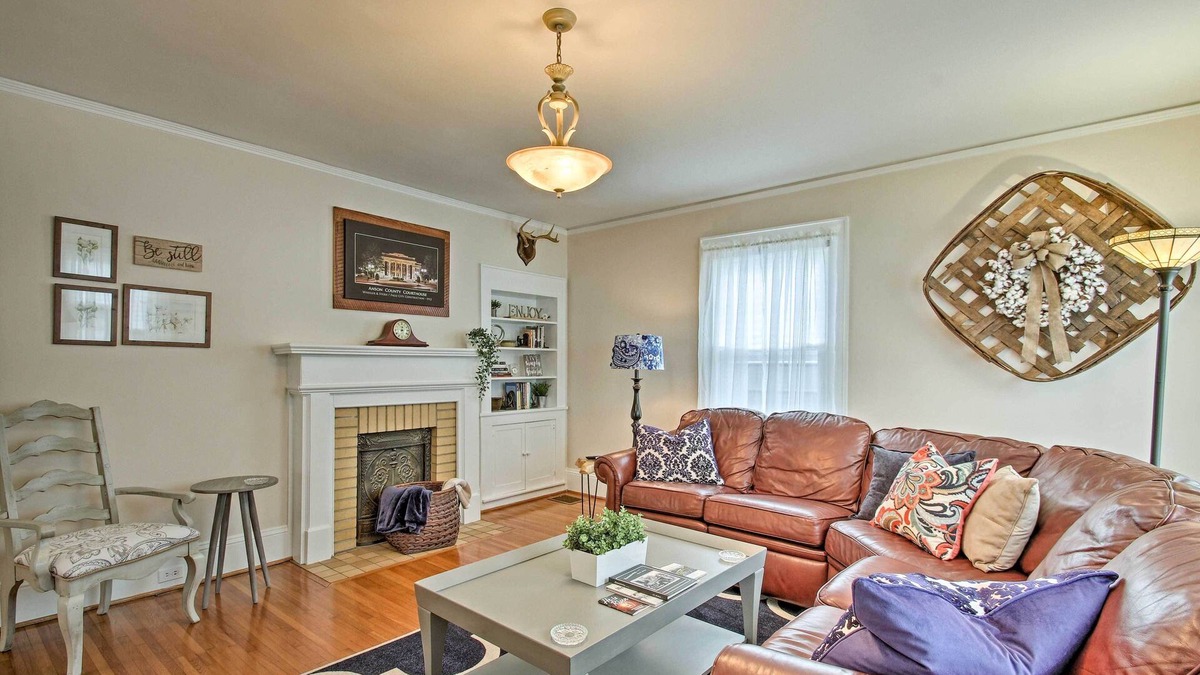 Wadesboro House | Central Wadesboro Home: Walk to Downtown Shops!