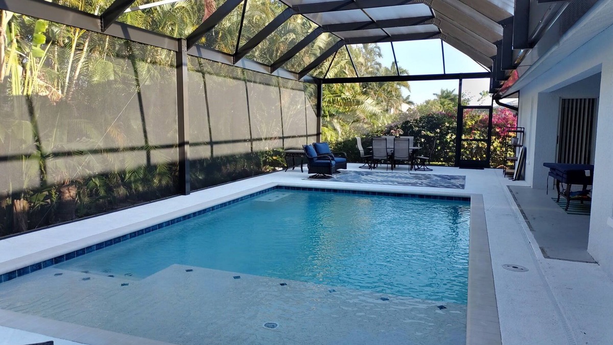 Marco Island House | Centrally located 3-bedroom house with screened-in pool on tropical Marco Island