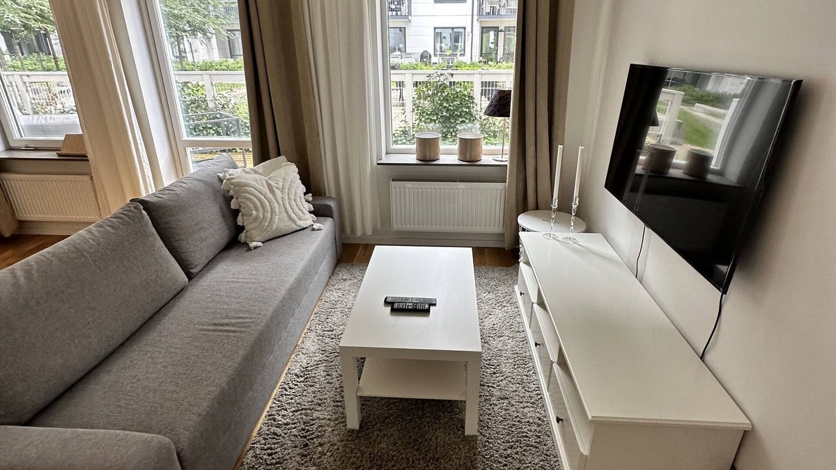Uppsala Apartment | Centralt Belägen Lägenhet med en Stor Uteplats