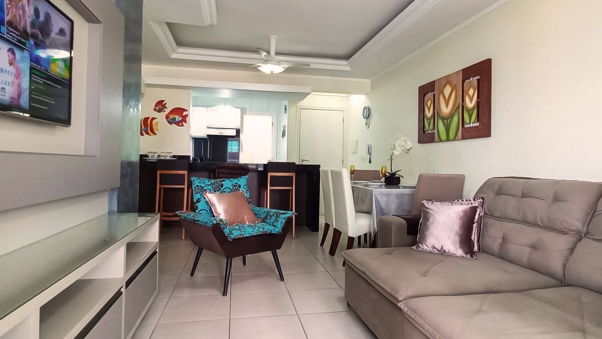 Capao da Canoa Apartment | Centro De Capão Da Canoa, Apartment With Side View, With Two Bedrooms