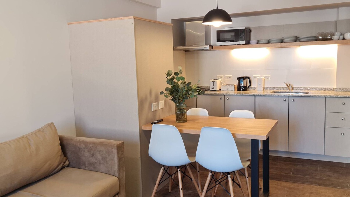 Centro Apartment | Cerro Lopez apartment located steps from the main street in Bariloche