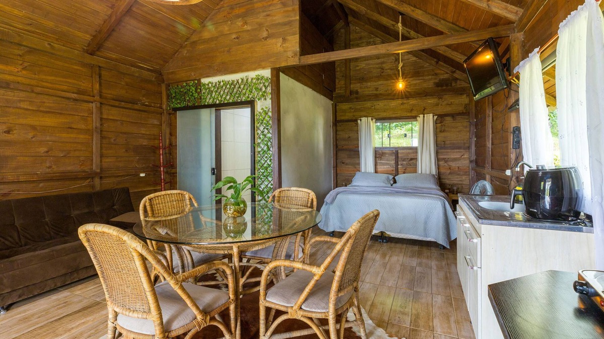 Rio do Sul House | Chal com Wi-fi Vista p o Lago em Meio a Natureza