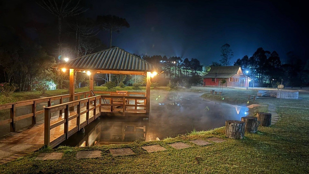 Rancho Queimado Cabin | Chale Rouge - Vila Vert - Rancho Queimado - SC