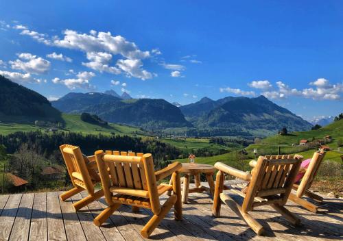 Cerniat Ski Chalet | Chalet authentique avec magnifique vue