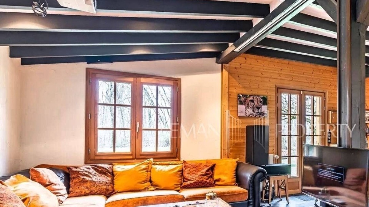 Anthy-sur-Leman Ski Chalet | Chalet Avec Étang Privatif à Proximité du Lac