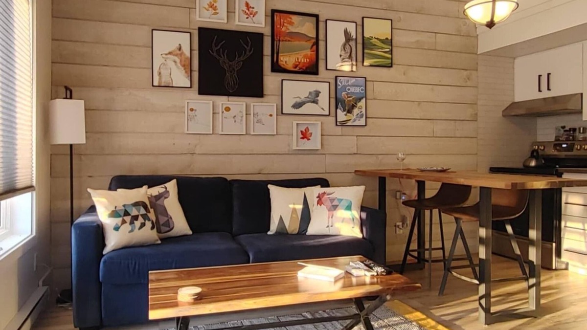 Orford Condo | Chalet Aventure Orford - Cozy condo in beautiful Orford - WiFi, AC, fireplace