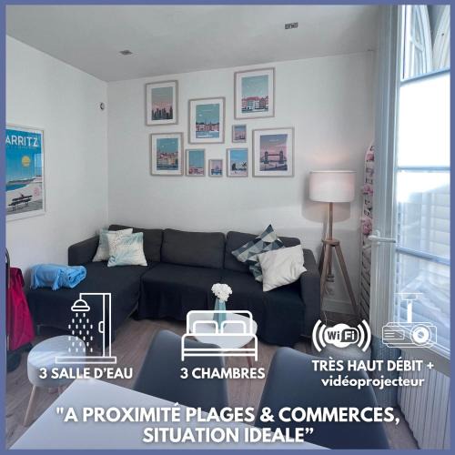 Biarritz City Centre House | Chalet basque 6 couchages centre ville Biarritz