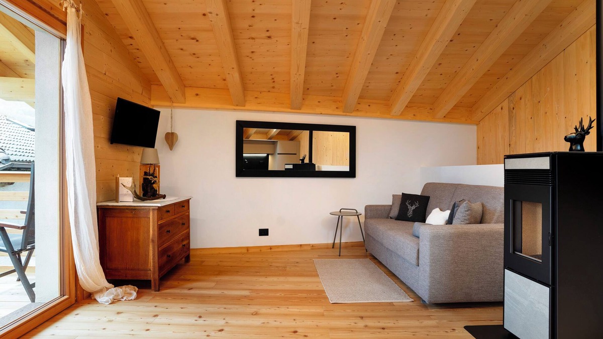Frassilongo Ski Chalet | Chalet 'Bio Maso Nido Verde' with Mountain View, Balcony and Wi-Fi