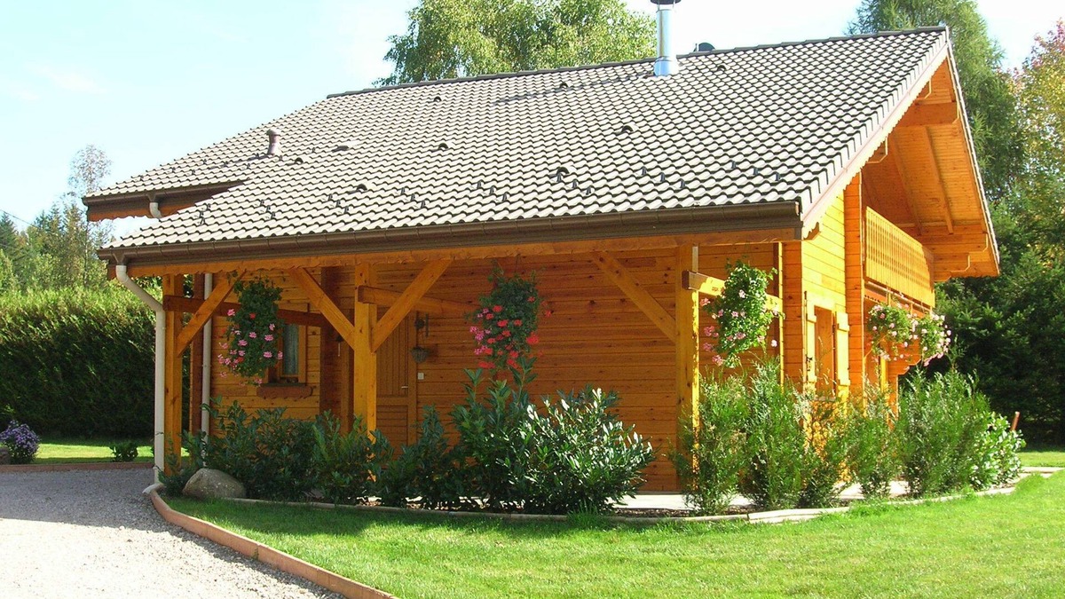 Saint-Nabord Ski Chalet | Chalet Bois Massif