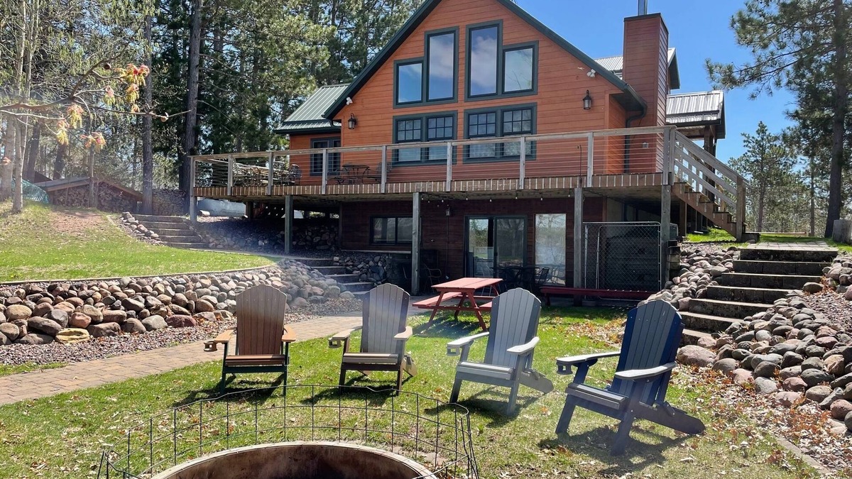 Minong Ski Chalet | Chalet Cabin on Big Bass Lake.