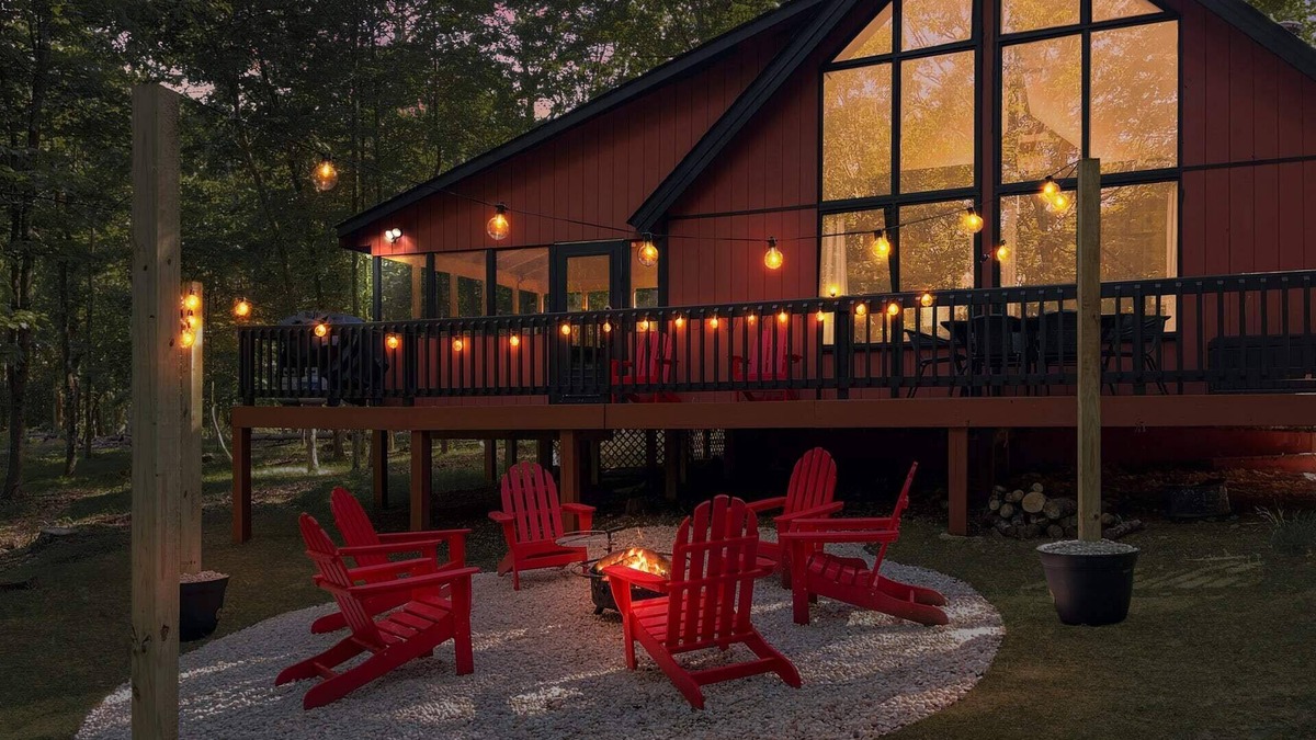The Woods Ski Chalet | Chalet Cabin w Hot Tub, WiFi, Firepit, Grill, Deck