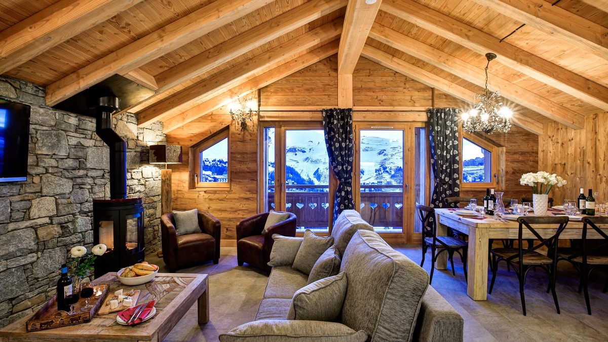 Plagne Soleil Apartment | Chalet Crocus Blanc - Luxurious chalet apartment in La Plagne