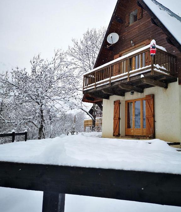 Allos Ski Chalet | Chalet d'une chambre avec jardin amenage a Allos a 1 km des pistes