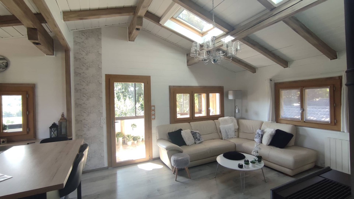 Viuz-en-Sallaz Ski Chalet | Chalet de charme déco montagne chic entre Geneva, Annecy et ski stations