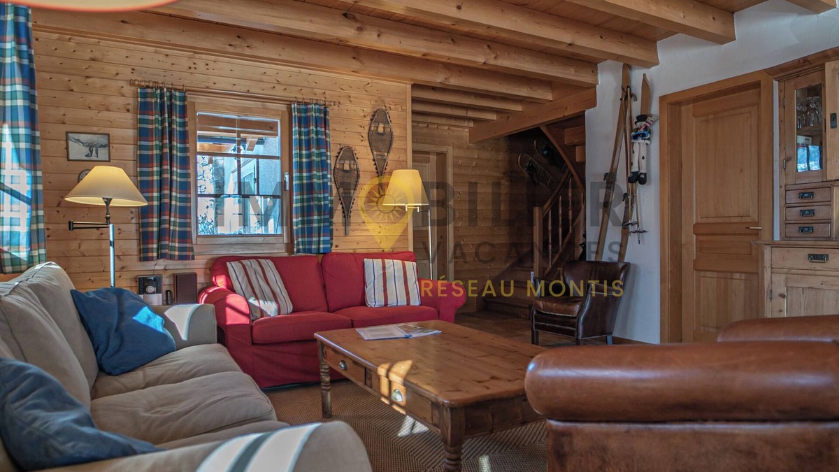 St. Luc Ski Chalet | Chalet lumineux et spacieux de 120 m2 (5 pièces, 6 personnes) avec grand jardin et terrasse partiell