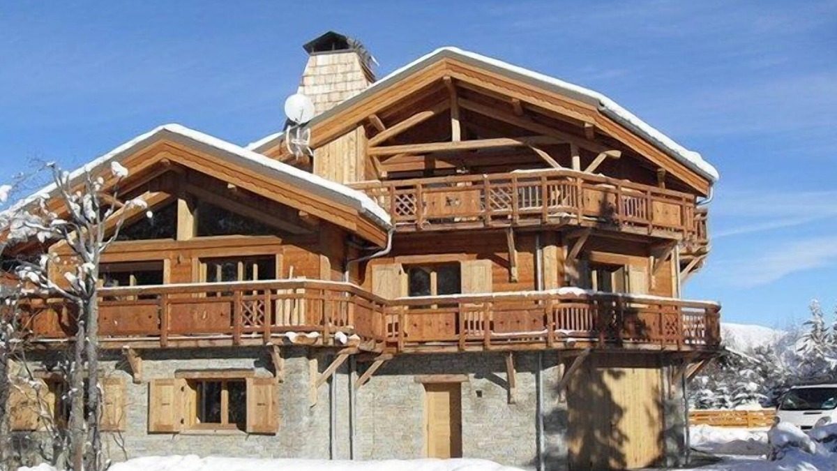 Mont-de-Lans Ski Chalet | Chalet PRIVÉ, proche des pistes, terrasse privée