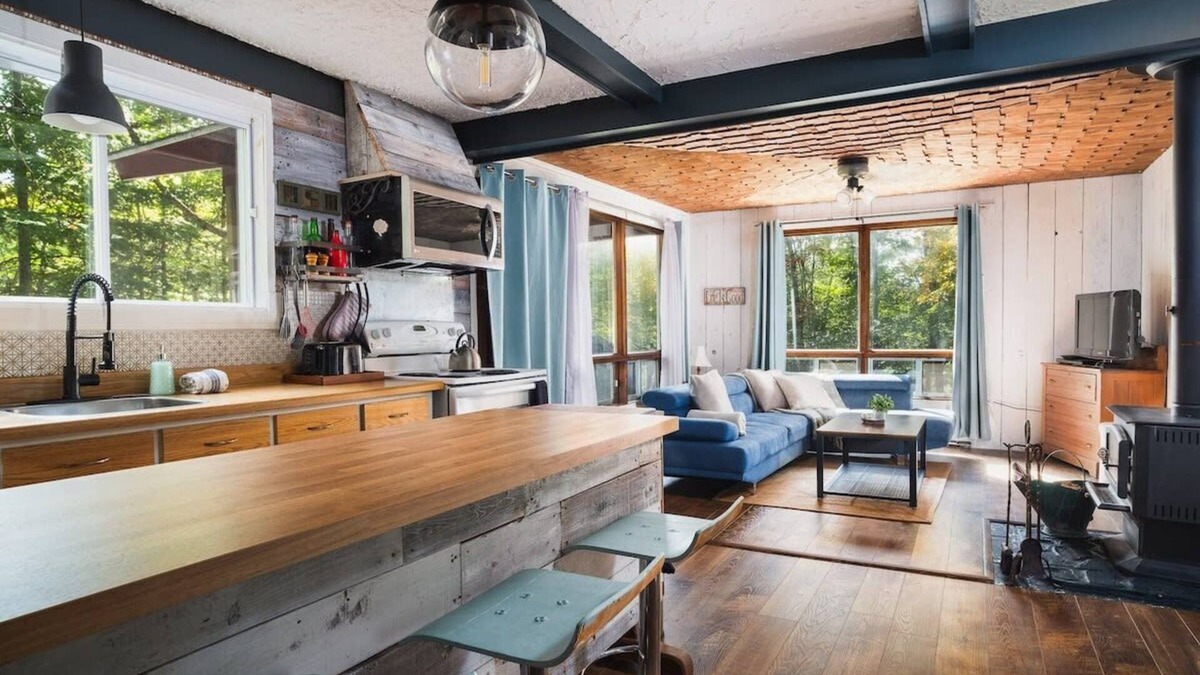 Chertsey Ski Chalet | Chalet rétro. Avec Spa