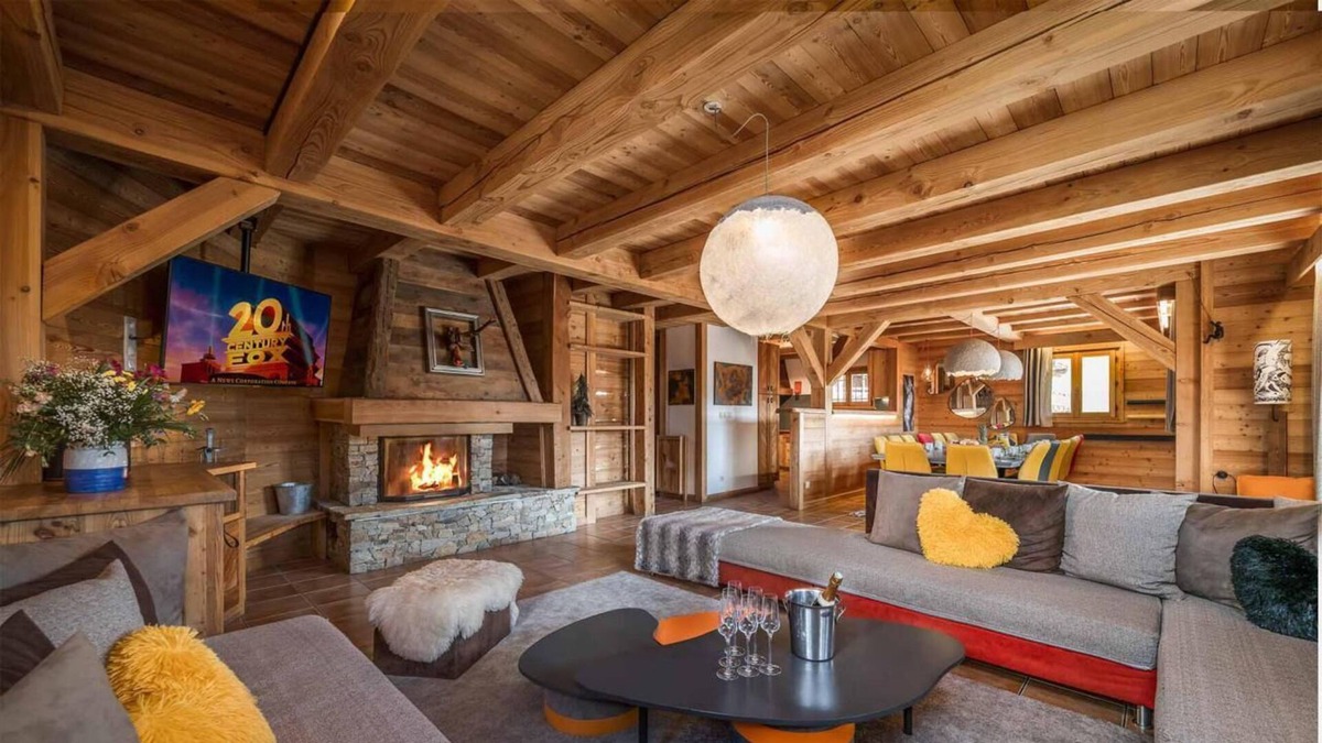 Cognet Ski Chalet | Chalet, ski-in/ski-out & foot of the slopes, view ski slopes, fitness, sauna, terrace, balcony