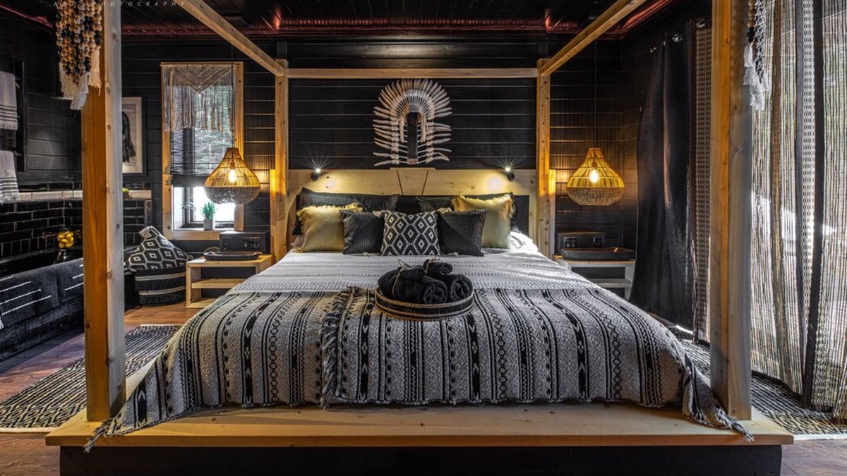 La Malbaie Cabin | Chalet Tipee, Spa, Sauna, Billard et vue sur la Forêt