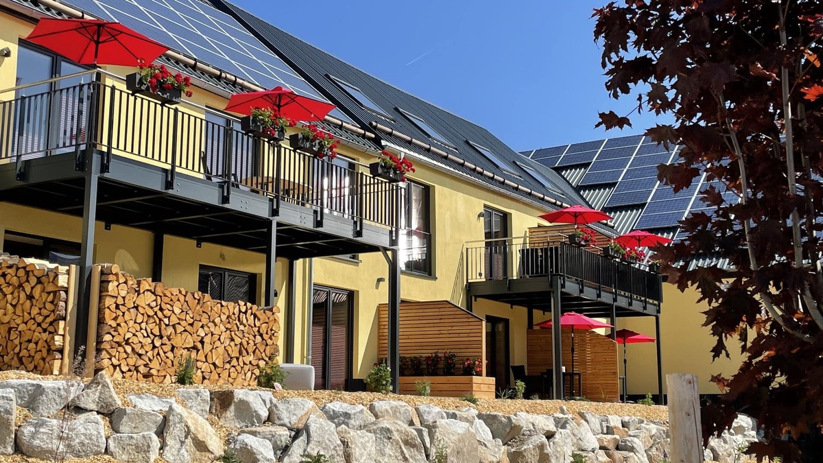 Feilitzsch Condo | Chalet vacation apartment "Bergloft", 115 sqm & wellness/fitness/sauna - Bergrödelhof