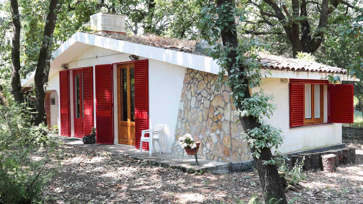 Lavinaio-Monterosso Ski Chalet | Chalet Villa Fini immersed in the oak forest.