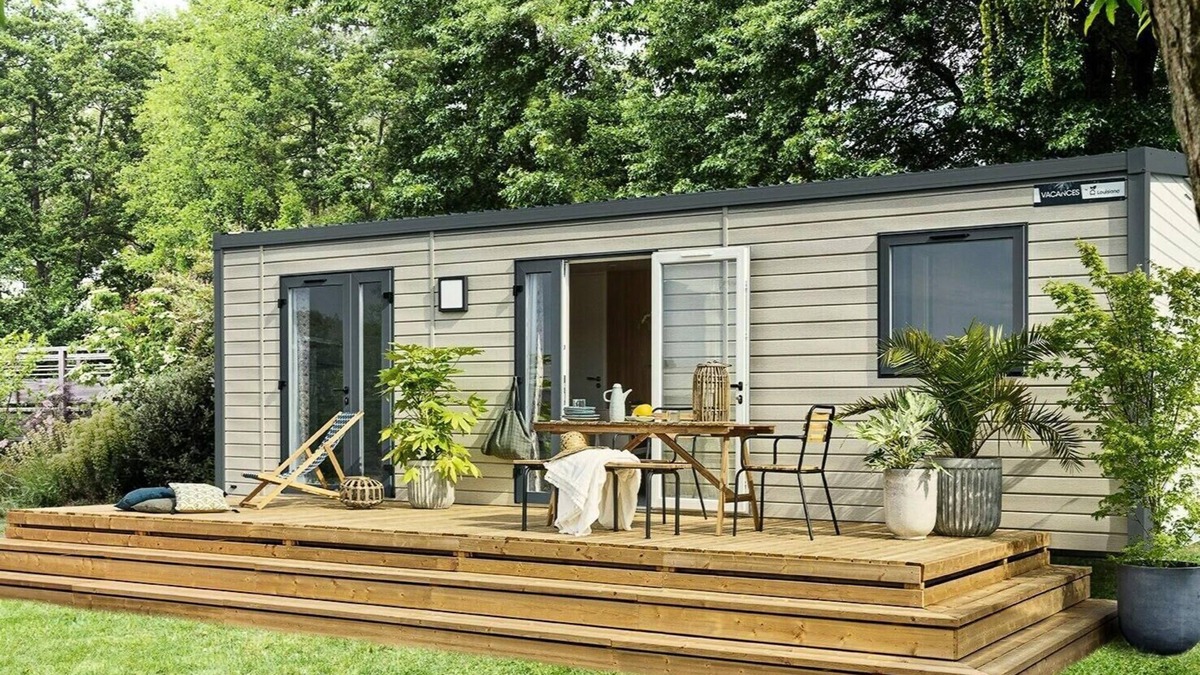 Eymouthiers House | Chambon Gorges Campsite* - Mobile home Loft Premium 4 rooms 6 people Air-conditioned