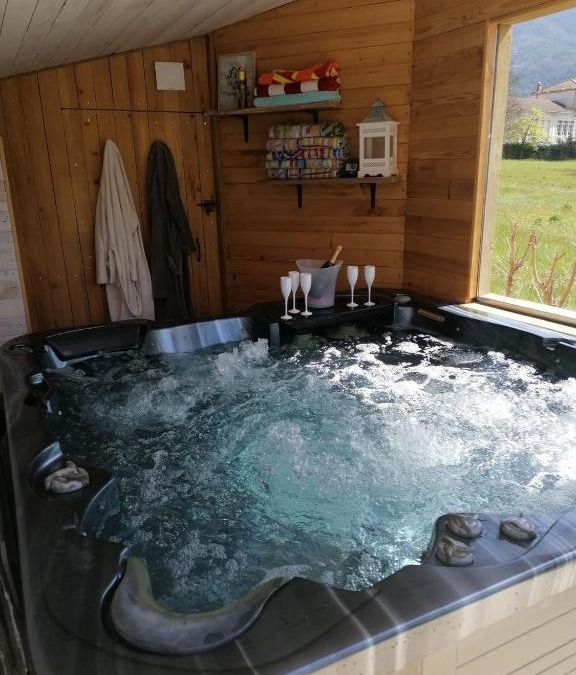 Mirabel-et-Blacons Bed & Breakfast | Chambre avec jacuzzi privatif "le pêcher"