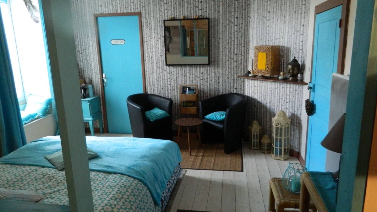 Saint-Maurice-Etusson House | Chambre Bleue ou zen