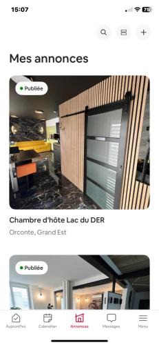 Orconte Bed & Breakfast | Chambre d hôte lac du Der orconiat