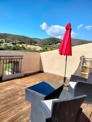 Chomerac Bed & Breakfast | Chambre d'hôtes La terrasse de Sabatas