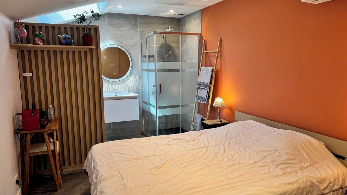 Carnac Villa | Chambre Double Dans Maison Face à la Plage de Saint Colomban