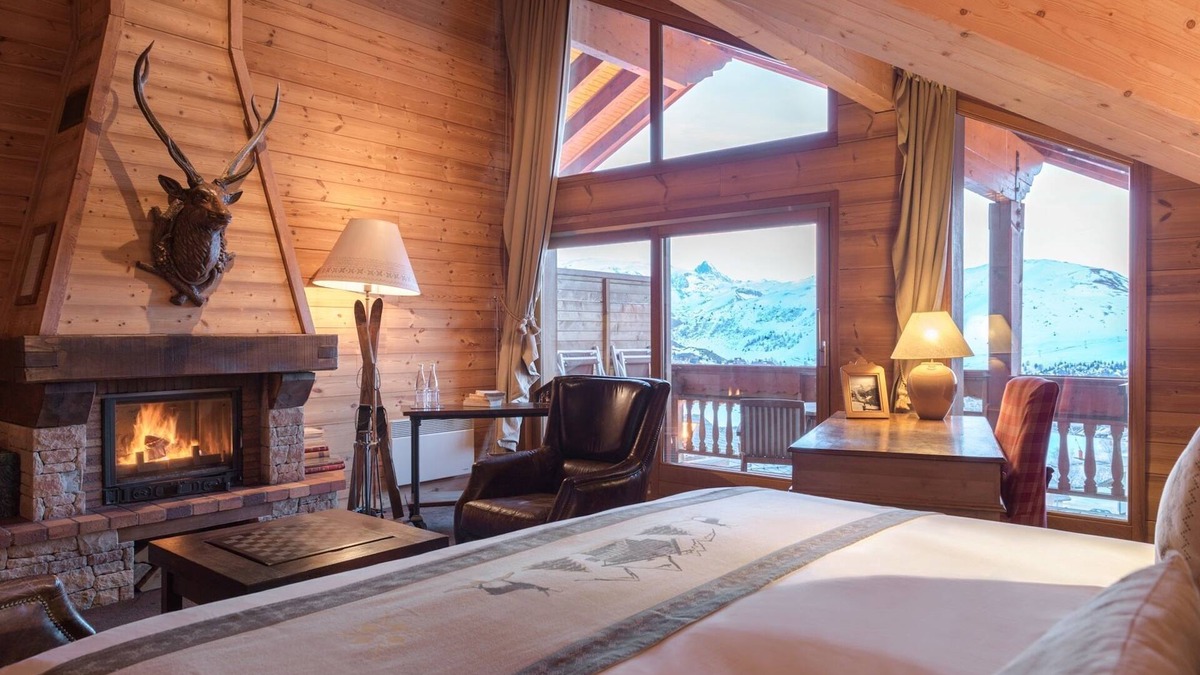 Cognet Apartment | Chambre prestige, balcon & cheminée, ski aux pieds